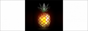 Déco Ananas Fond de Hotte